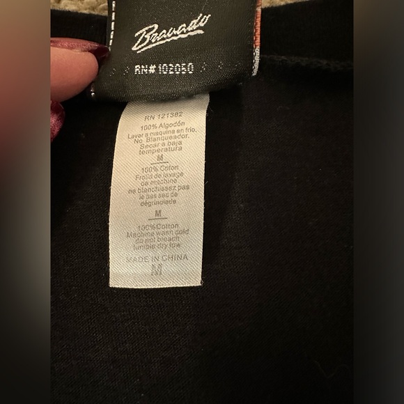 HARLEY DAVIDSON BRIGHT BLUE & BLACK V-NECK T-SHIRT - Medium - Picture 10 of 11